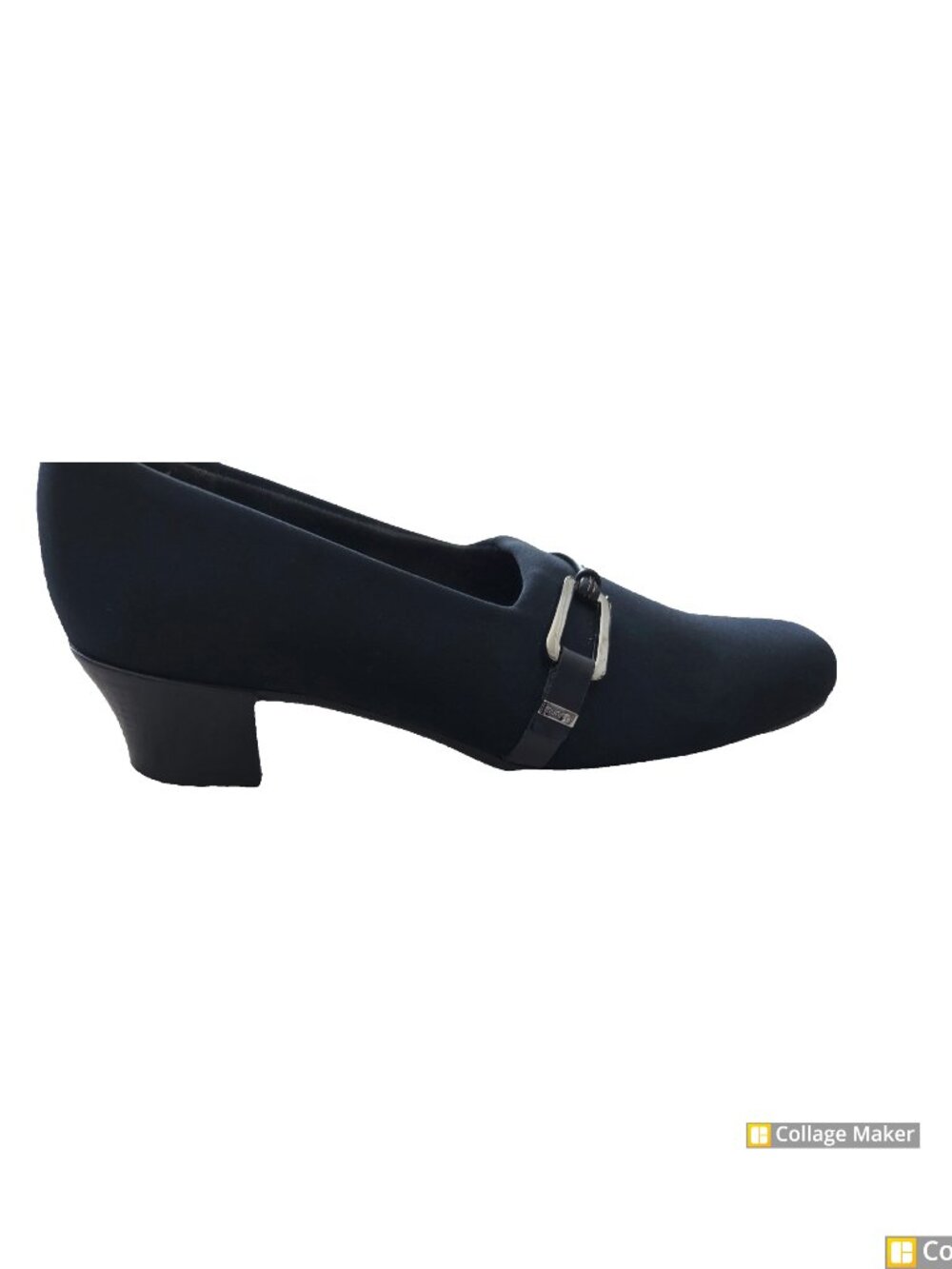 Munro Women's Cindi Pump Shoe, SZ 8N, Stretch Fabric Upper, Navy Blue